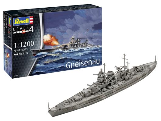 1:1200 Gneisenau Gift Set Revell Model Kit: 65181 - Image 1