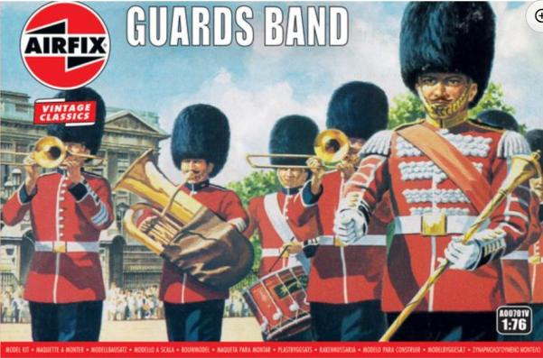 1:76 Guard Band Vintage Classics Airfix Model Kit: A00701V - Image 1