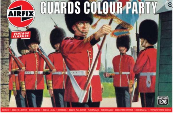 1:76 Guards Colour Party Vintage Classics Airfix Model Kit: A00702V - Image 1