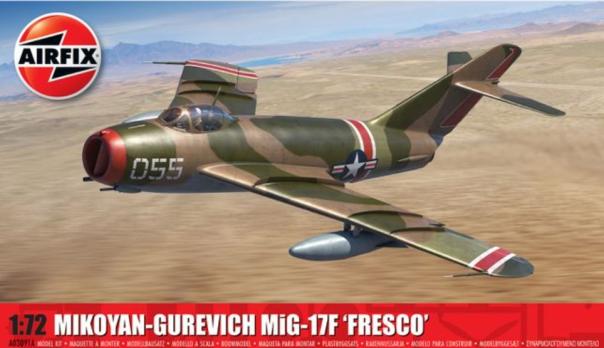 1:72 Mikoyan-Gurevich MiG-17F 'Fresco' Airfix Model Kit: A03091A - Image 1