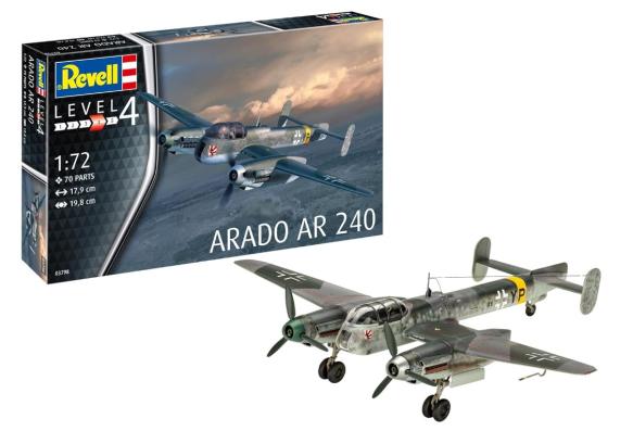 1:72 Arado AR 240 Revell Model Kit: 03798 - Image 1