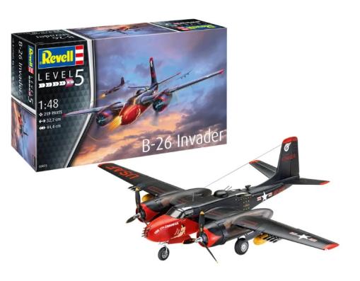 1:48 B-26D Invader Revell Model Kit: 03823 - Image 1