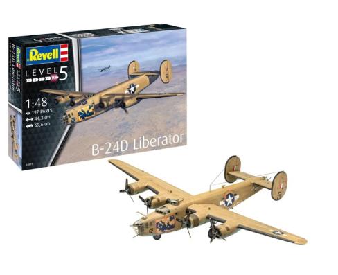 1:48 B-24D Liberator Revell Model Kit: 03831 - Image 1