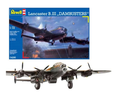 1:72 Lancaster B.III "Dambusters" Revell Model Kit: 04295 - Image 1