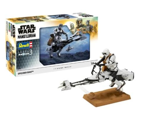 1:12 Star Wars The Mandalorian Speeder Bike Revell Model Kit: 06786 - Image 1