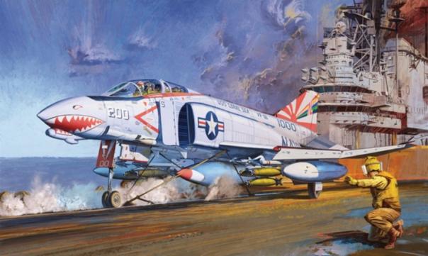 1:48 USN F-4B "VF-111 Sundowners" Academy Model Kit: 12232 - Image 1