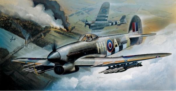 1:72 Hawker Typhoon Mk.Ib Academy Model Kit: 12462 - Image 1