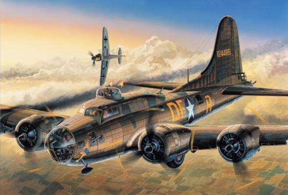 1:72 B-17F Memphis Belle Academy Model Kit: 12495 - Image 1