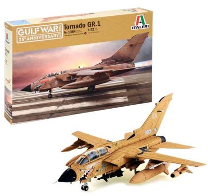 1:72 Tornado GR.1 "Gulf War" Italeri Model Kit: 1384 - Image 1