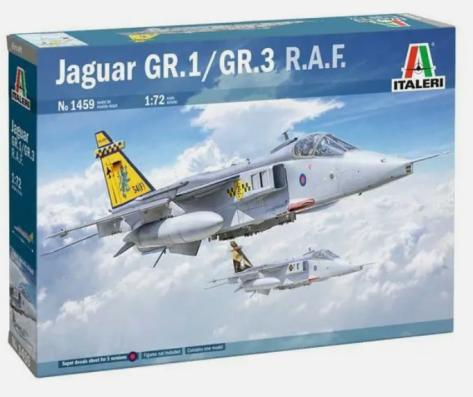 1:72 Jaguar GR.1/GR.3 R.A.F. Italeri Model Kit: 1459 - Image 1