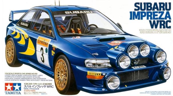 1:24 Subaru Impreza WRC '98 Monte-Carlo Tamiya Model Kit: 24199 - Image 1