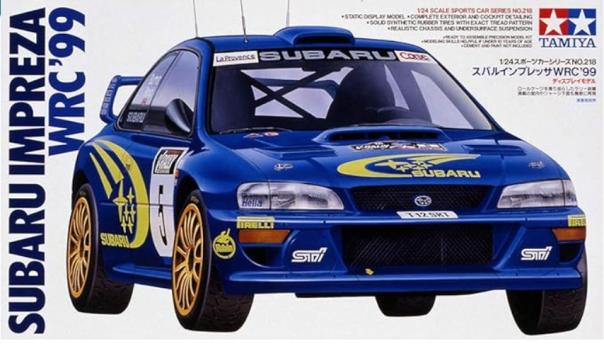 1:24 Subaru Impreza WRC '99 Tamiya Model Kit: 24218 - Image 1