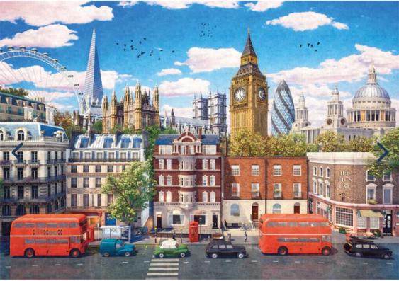 250XL Piece - Streets Of London Gibsons Jigsaw Puzzle G2726 - Image 1