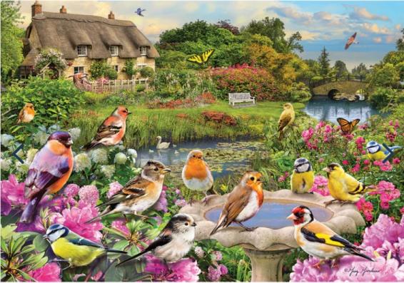 250XL Piece - Birdsong By The Stream Gibsons Jigsaw Puzzle G2729 - Image 1