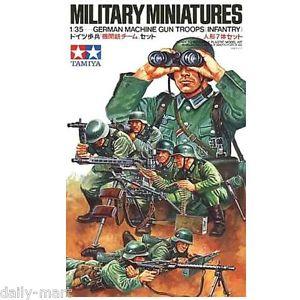 1:35 German Machine Gun Troops Tamiya Model Kit: 35038 - Image 1