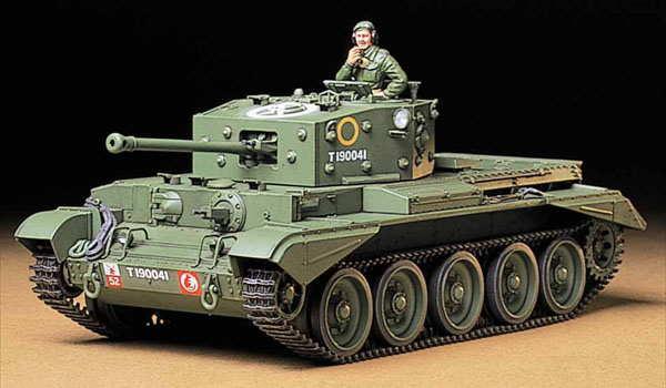 1:35 Cromwell Mk.IV British Cruiser Tank Tamiya Model Kit: 35221 - Image 1