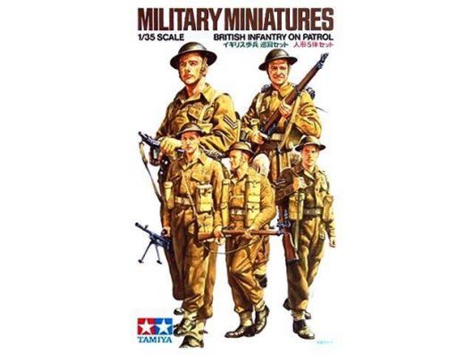 1:35 British Military On Patrol Tamiya Model Kit: 35223 - Image 1