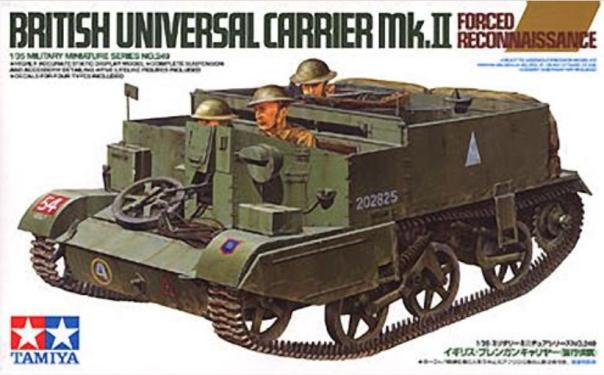 1:35 British Universal Carrier Mk.II (Forced Reconnaissance) Tamiya Model Kit: 35249 - Image 1