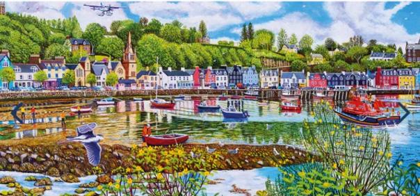 636 Piece - Low Tide At Tobermory Gibsons Jigsaw Puzzle G4061 - Image 1