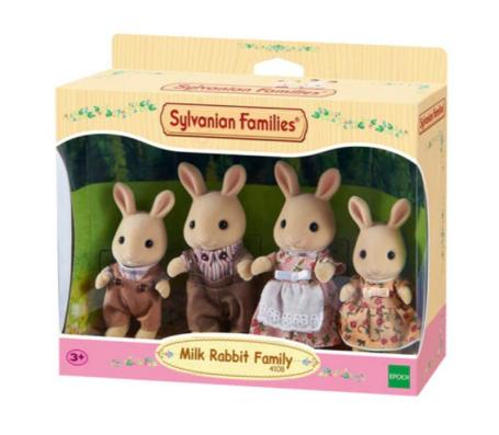 Sylvanian Families Milk Rabbit Family - 4108 - Image 1