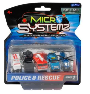 Micro Systemz - Police & Rescue 5 Vehicle Pack - Image 1