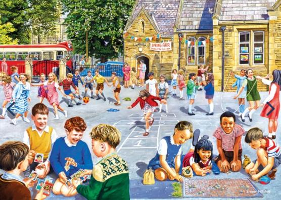 4 X 500 Piece - School Days Gibsons Jigsaw Puzzle G5063 - Image 5