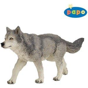 Grey Wolf Papo Figure - 53012 - Image 1