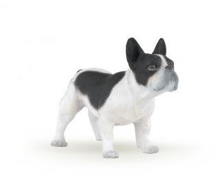 French Black And White Bulldog Papo Figure - 54006 - Image 1