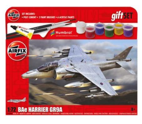 1:72 BAe Harrier GR9A Gift Set Airfix Model Kit: A55300A - Image 1