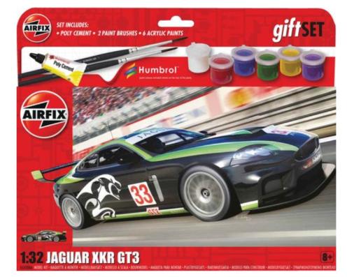 1:32 Jaguar XKR GT3 Gift Set Airfix Model Kit: A55306A - Image 1