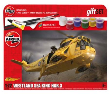 1:72 Westland Sea King HAR.3 GIft Set Airfix Model Kit: A55307B - Image 1