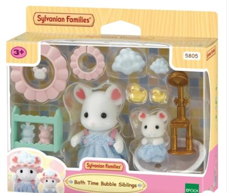 sylvanian families Bath Time Bubble Siblings 5805 - Image 1