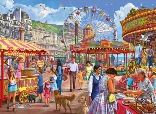 1000 Piece - Hastings Promenade Gibsons Jigsaw Puzzle G6380 - Image 1