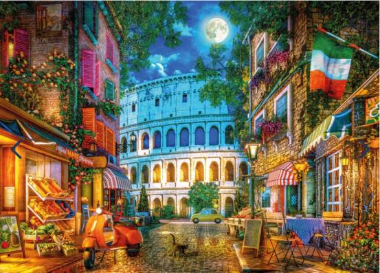 1000 Piece - The Colosseum By Moonlight Gibsons Jigsaw Puzzle G6388 - Image 1