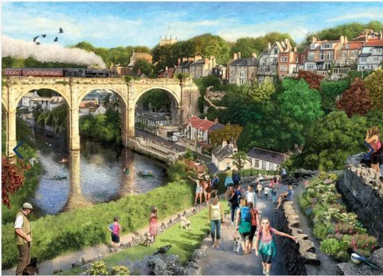 1000 Piece - Knaresborough Gibsons Jigsaw Puzzle G6399 - Image 1