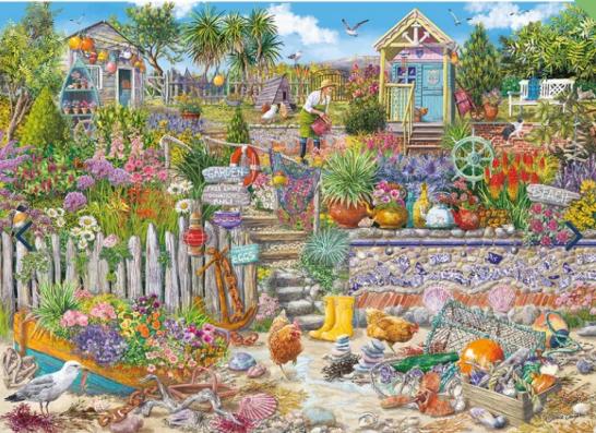 1000 Beachcomber's Garden Gibsons Jigsaw Puzzle G6411 - Image 1