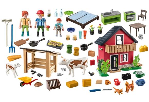 Playmobil 71248 - Farmhouse With Outdoor Area - Image 2