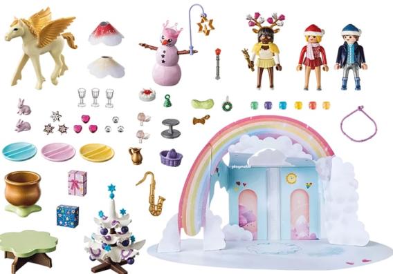 Playmobil 71348 - Christmas Under The Rainbow Advent Calendar - Image 2