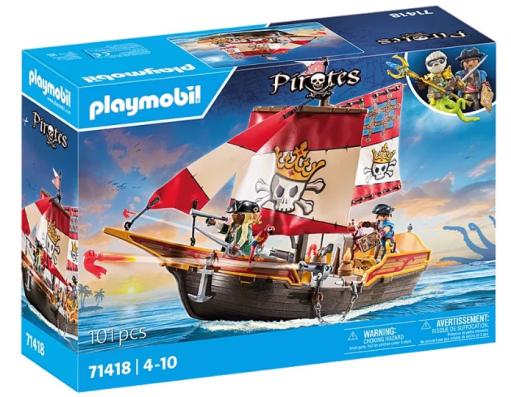 Playmobil 71418 - Small Pirate Ship - Image 1