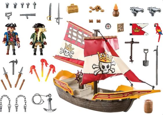 Playmobil 71418 - Small Pirate Ship - Image 2