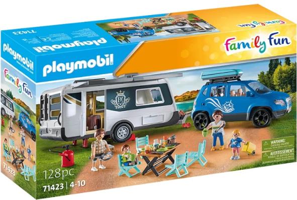 Playmobil 71423 - Caravan With Car - Image 1