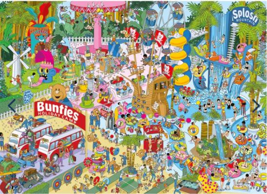 1000 Piece - Jokesaws: Trouble In Paradise Gibsons Jigsaw Puzzle G7143 - Image 1