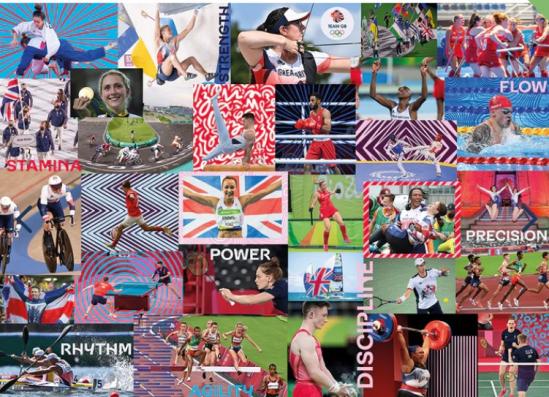 1000 Piece - Team GB: Winning Memories Gibsons Jigsaw Puzzle G7148 - Image 1