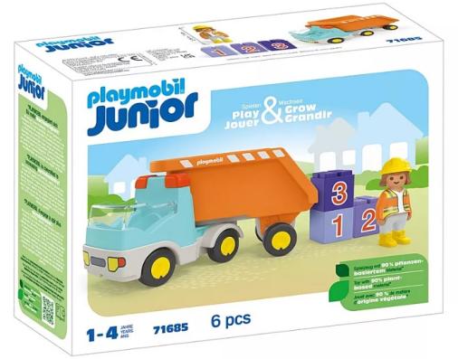 Playmobil Junior 71685 - Dump Truck - Image 1