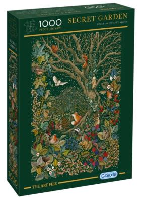 1000 Piece - The Art File: Secret Garden Gibsons Jigsaw Puzzle G7210 - Image 2