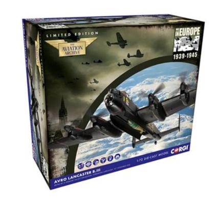 Corgi AA32629 - Avro Lancaster B.III ‘Honor’ - RAF No.617 Sqn - Operation Catechism Die-cast Model - Image 1