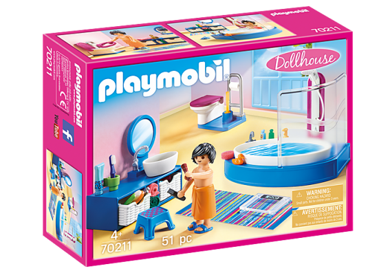 Playmobil 70211 - Bathroom with Tub - Image 1