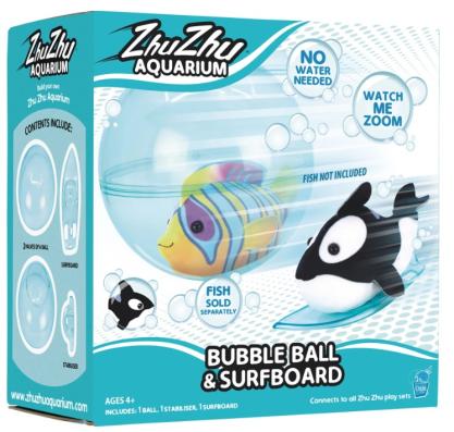 Zhu Zhu Aquarium - Bubble Ball & Surfboard - Image 1