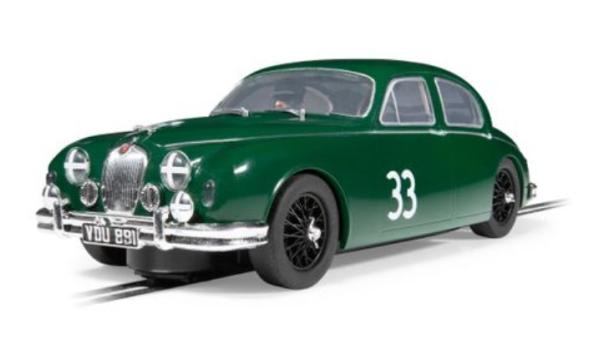 Scalextric C4506 - Jaguar MK1: Mike Hawthorn Slot Car - Image 1