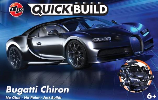 Bugatti Chiron Quick Build Airfix Model Kit: J6054 - Image 1